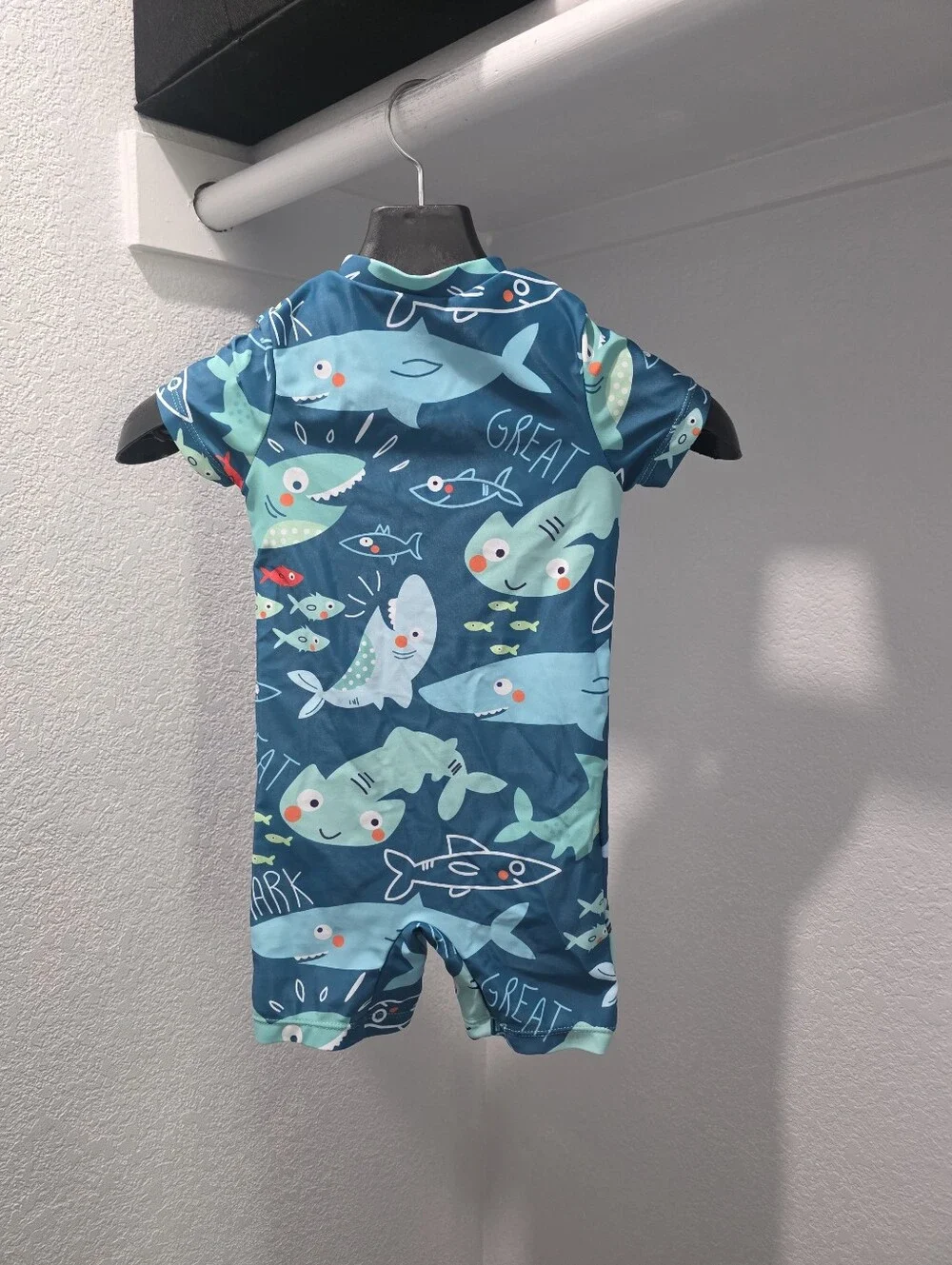 Toddler Boy 2-3Y 1 piece zip up swimsuit